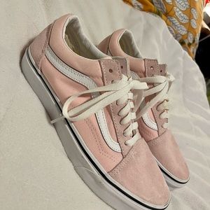 Pink old skool vans